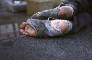 Image Credit: Homeless Feet Artist Unknown